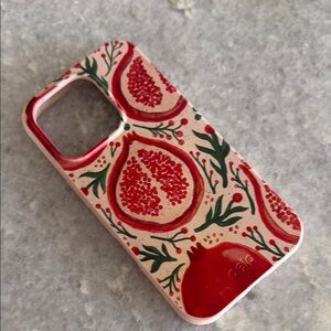 Vibrant Red and Green Pomegranate Phone Case